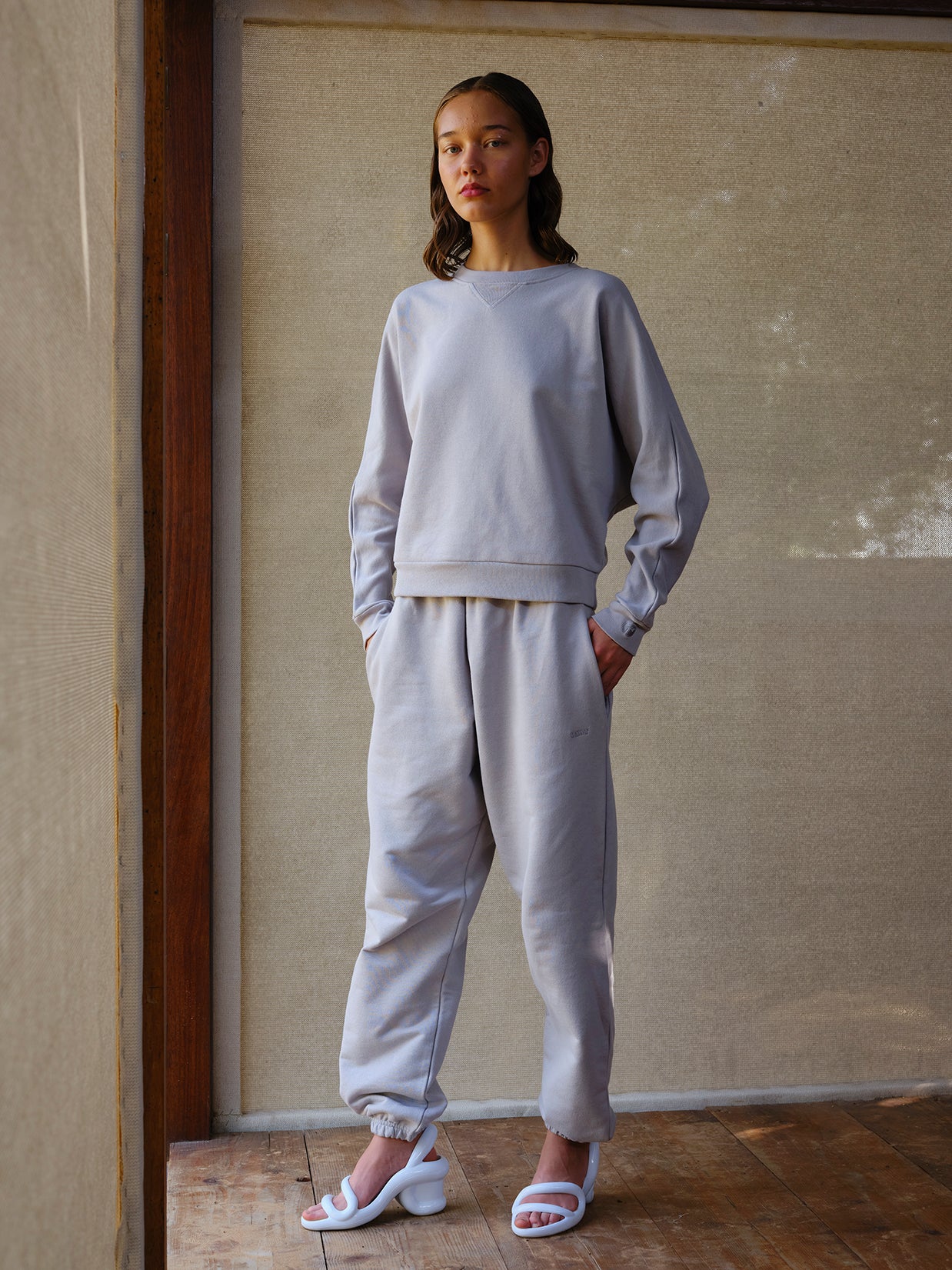 Women’s Cropped True Grey Sweatshirt